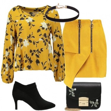 Outfit Giallo e nero