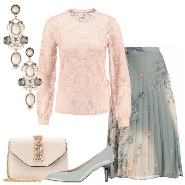 Outfit La gonna plissettata