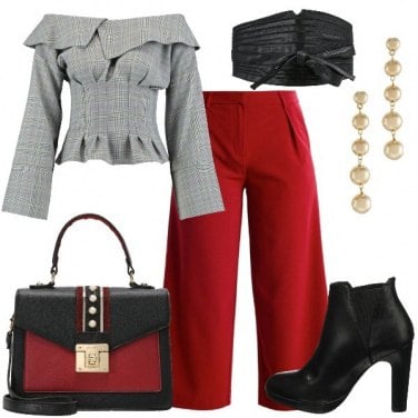 Outfit La cintura alta