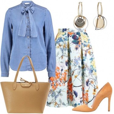 Outfit La gonna a campana