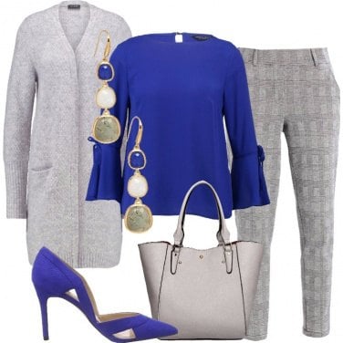 Outfit Il cardigan grigio