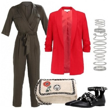 Outfit Jumpsuit e Blazer