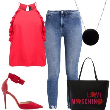 Outfit La borsa di moschino