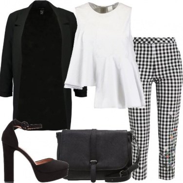 Outfit Pantalone a scacchi