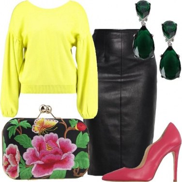 Outfit Colori ed ecopelle