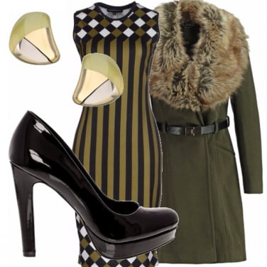 Outfit Verde &nero