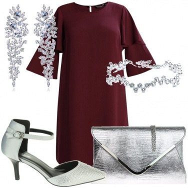 Outfit Un abito burgundy