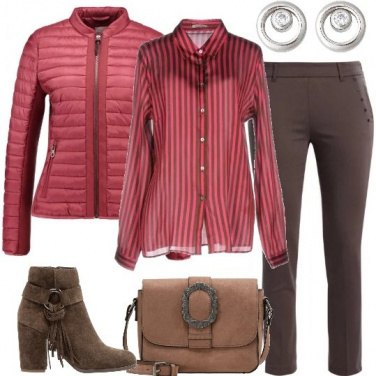 Outfit La camicetta a righe