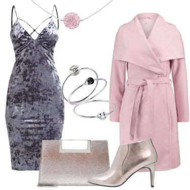 Outfit Il trench rosa