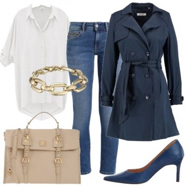 Outfit Chic di giorno con i jeans