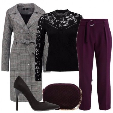 Outfit Un pizzico di viola