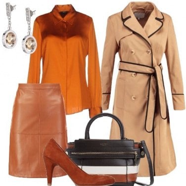 Outfit Calde tonalità della terra