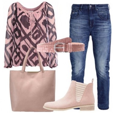 Outfit Comoda in rosa