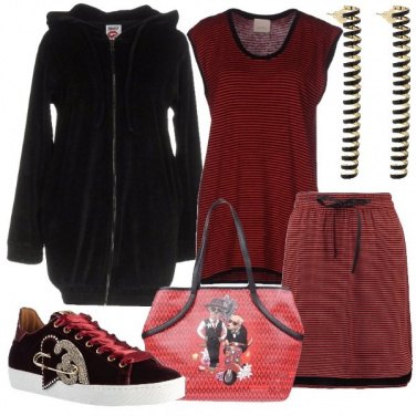 Outfit Micro righe