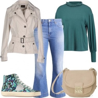 Outfit I jeans a zampa