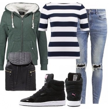 Outfit Sportiva ma trendy