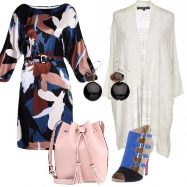 Outfit L\'abito in fantasia multicolor