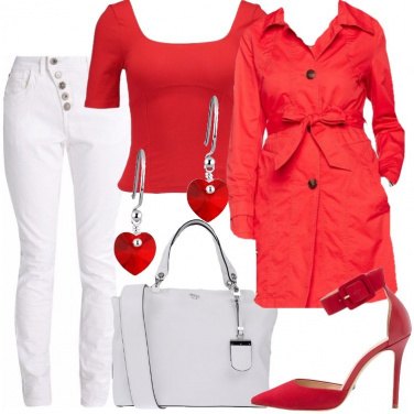 Outfit Rosso passione