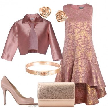 Outfit Elegante in rosa