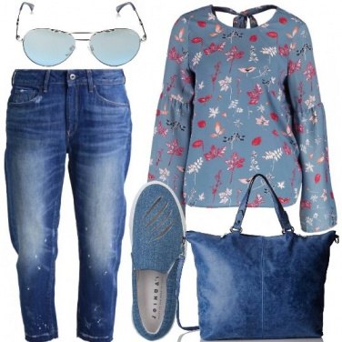 Outfit Comoda in blu