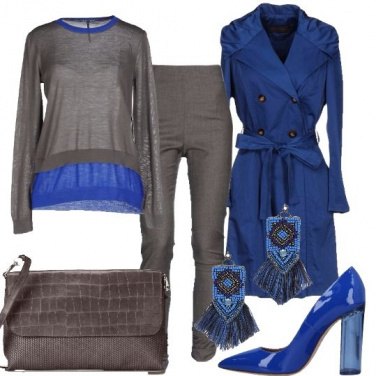 Outfit Un tocco di blu marine
