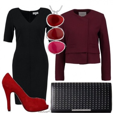 Outfit Open toe rosse
