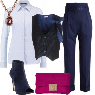 Outfit Un gilet con i fiocchi