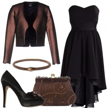 Outfit Cerimonia in nero