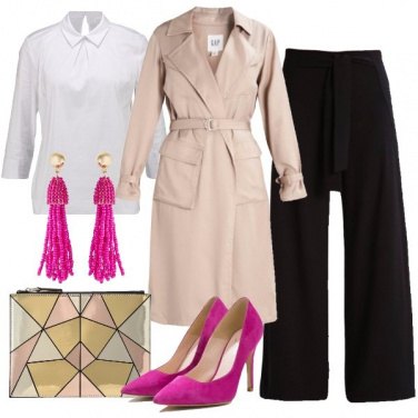 Outfit Il trench classico e chic