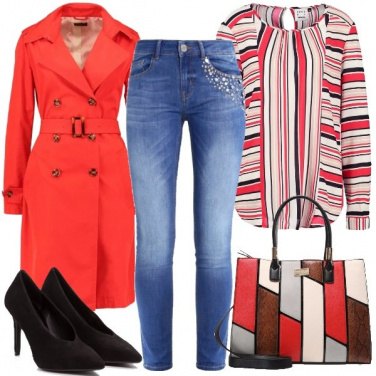 Outfit La signora in rosso