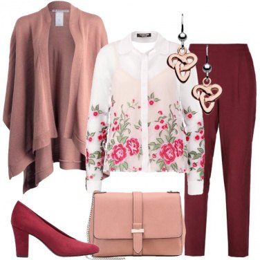 Outfit La mantella rosa