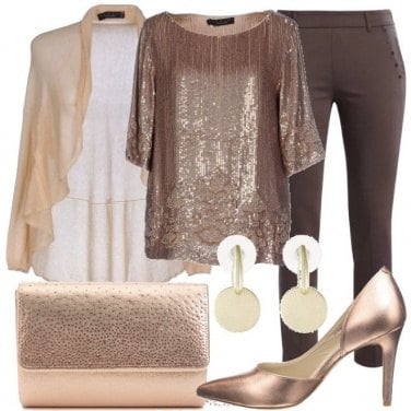 Outfit Una blusa scintillante
