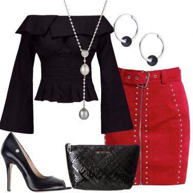 Outfit La minigonna rossa