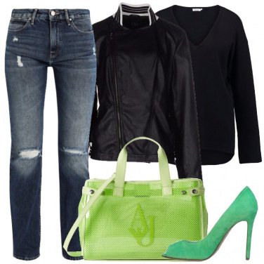 Outfit Tacchi verdi