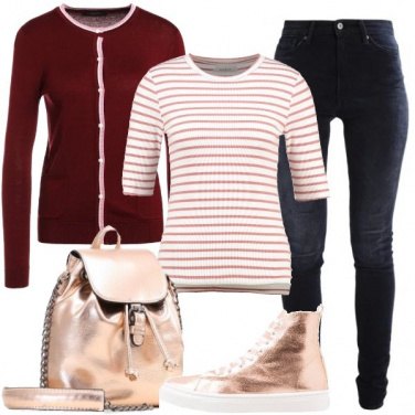 Outfit Cardigan e t-shirt
