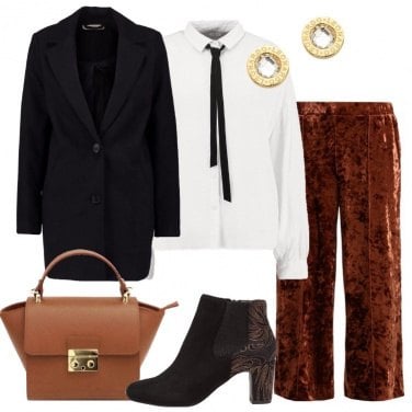 Outfit Il cappotto corto nero