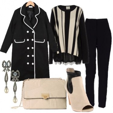 Outfit Sfumature in bianco e nero