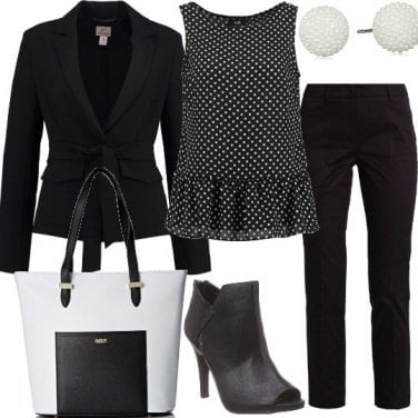Outfit La stampa a pois