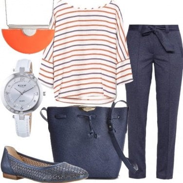 Outfit Blusa fantasia a stampa