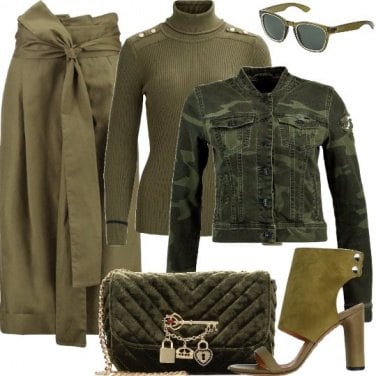 Outfit In verde militare
