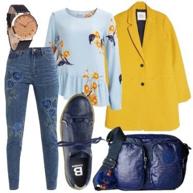 Outfit Il mio cappotto giallo