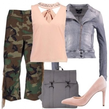 Outfit Colori soft e fantasie strong