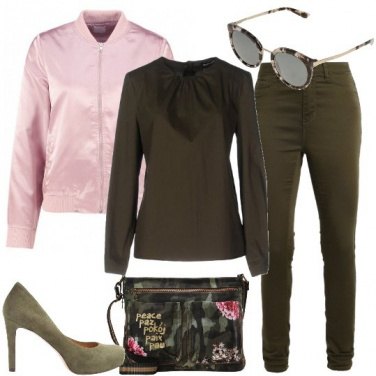 Outfit Contrasti militari