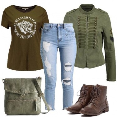 Outfit Ispirazione militare