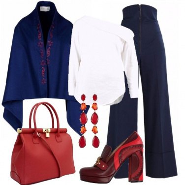 Outfit Ricami rossi
