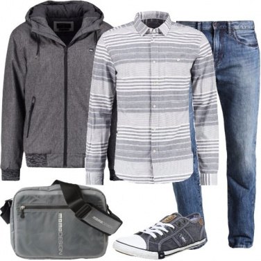 Outfit La camicia a righe