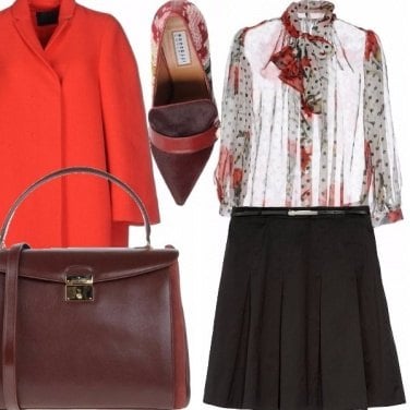 Outfit Red roses