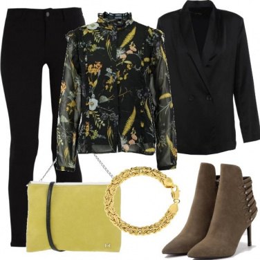 Outfit Verde e nero