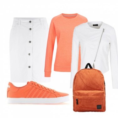 giacca vans arancione