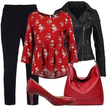 Outfit La borsa rossa